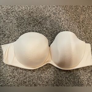 Ambrielle Beige Strapless Bra
